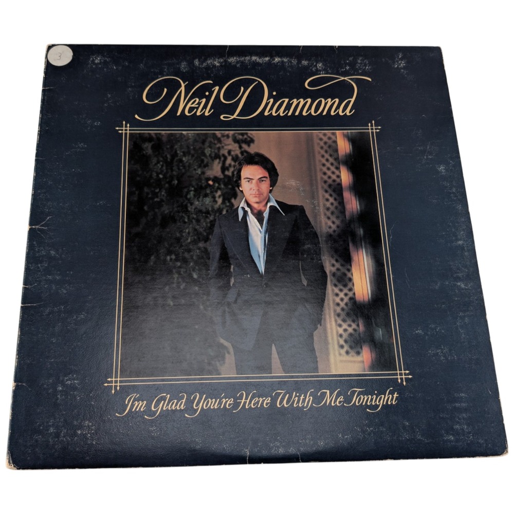 Neil Diamond I'm Glad You're Here With Me Tonight LP 1977 JC 34990 EX VG